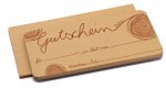 Geschenkgutscheine DIN lang, natur, quer, abstrakt, rot
